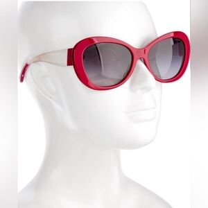 CHANEL Interlocking CC Logo Red Acetate 5264 Sunglasses